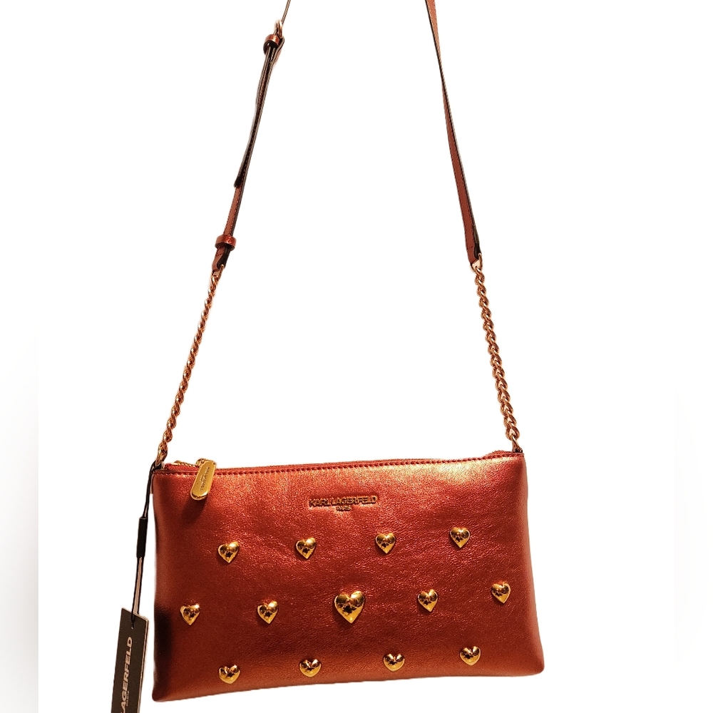 Karl Lagerfeld Red Heart Crossbody - Picture 1 of 9